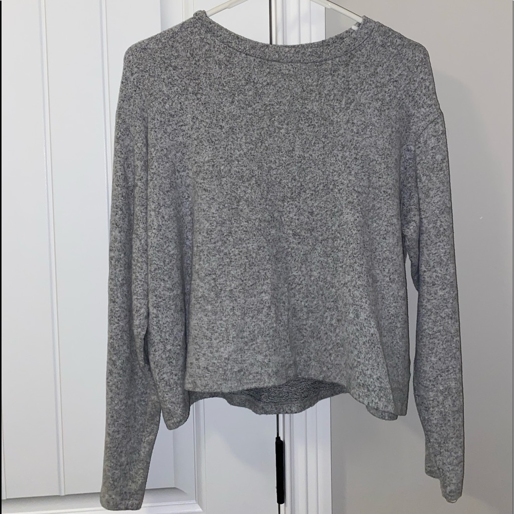 Gray sweater